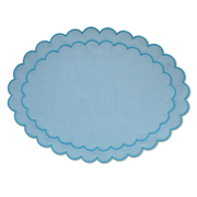 Sea Foam Scalloped Placemat