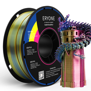 ERYONE Triple-Color Silk PLA Filament for 3D Printers,1kg (2.2LBS)/Spool 1.75mm,Accuracy +/- 0.03 mm