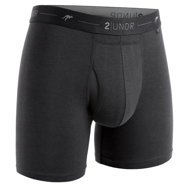 Day Shift 6" Boxer Brief - Black