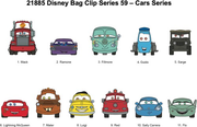 CARS 3D BLIND BAG CLIP SERIES 60