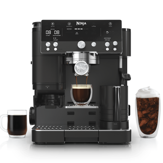 Ninja Luxe™ Café Premier 3 in 1 Espresso Drip Coffee & Cold Brew Maker (Midnight Black)