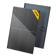 BougeRV 400 Watt 12V/24V Rigid Bifacial 10BB Mono Solar Panel