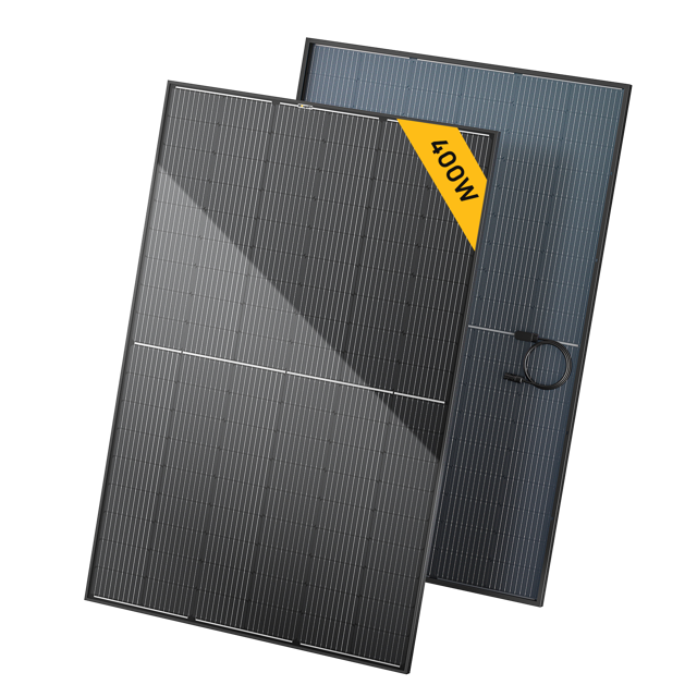 BougeRV 400 Watt 12V/24V Rigid Bifacial 10BB Mono Solar Panel