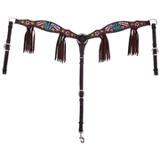 Circle Y Saddlery Desert Feather Fringe Breast Collar