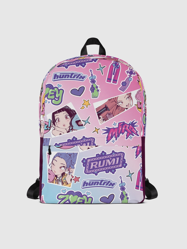 KPop Demon Hunters Backpack HUNTR/X Sticker Inspired HUNTR/X