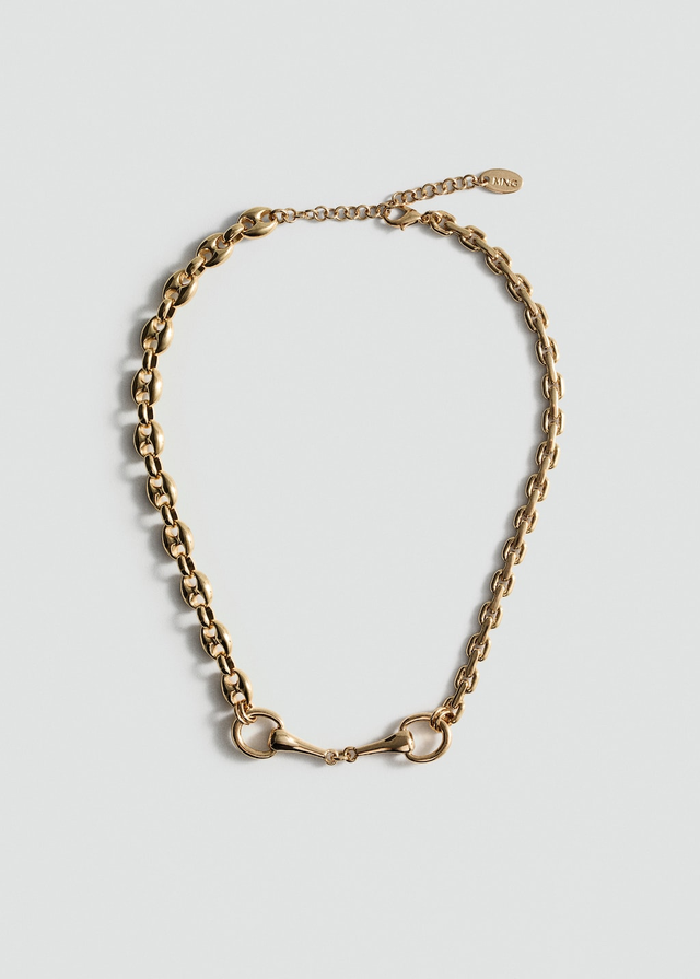 Mixed link necklace - Women | MANGO OUTLET USA