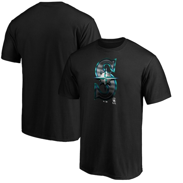 Seattle Mariners Midnight Mascot Logo T-Shirt - Black