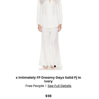 Free people pajama set