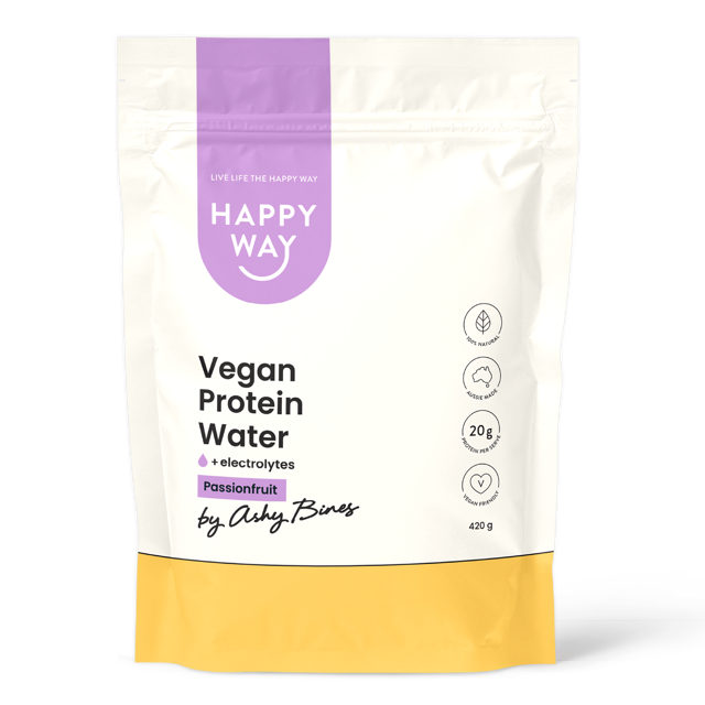 Ashy Bines Passionfruit Vegan Protein Water Powder 420g