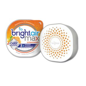 Bright Air Max Odor Eliminator Air Freshener, Citrus Burst, 8-oz., (BRI900436EA)