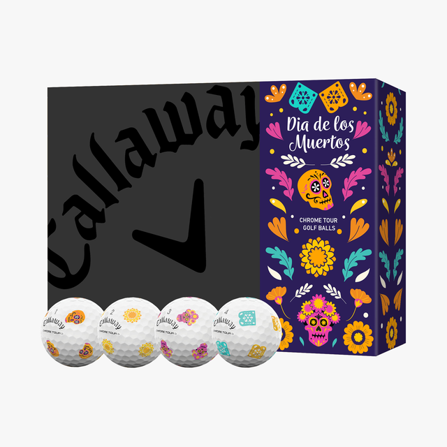 Chrome Tour Día de los Muertos Golf Balls