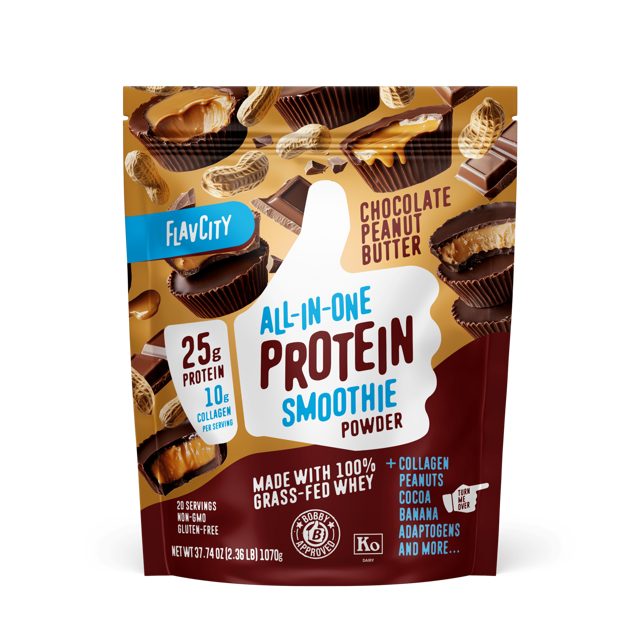 Chocolate Peanut Butter Protein Smoothie