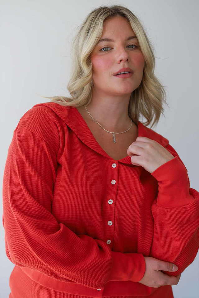 Waffle Sailor Cardigan