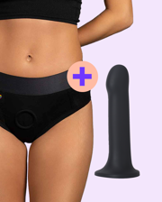 Bundle Brief Harness + WondHer Strap-on