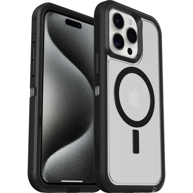 iPhone 15 Pro Max Defender Series XT Clear Case for MagSafe