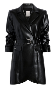 Vegan Leather Jenessa Dress