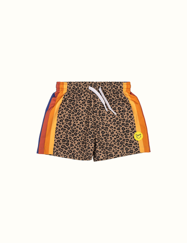Desert Leopard Swim Short - Boys