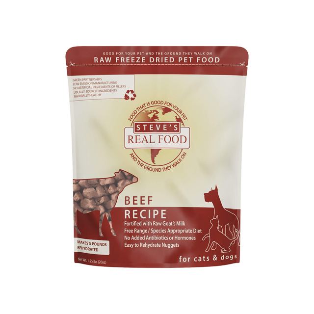 Steve's Real Food Freeze Dried Nuggets for Dogs and Cats