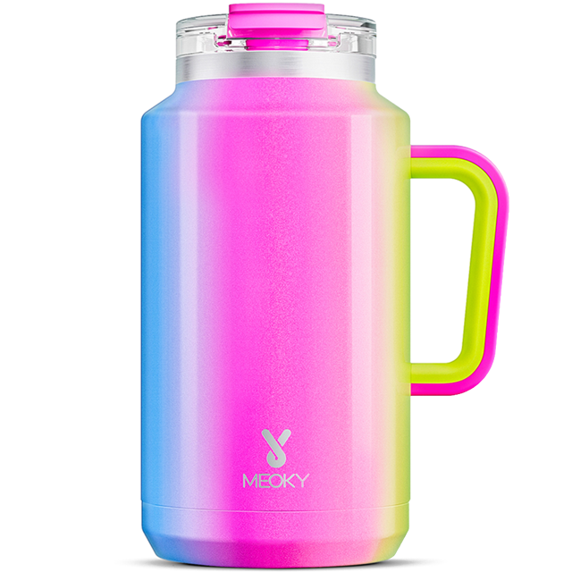 50oz Water Bottle With 2-in-1 Lid Gradient Collection