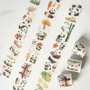 Panda Pilgrimage Washi Tape Sticker Set