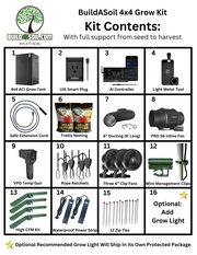 BuildASoil 4x4 Grow Tent Bundle: Grand Master LED (Free Shipping)