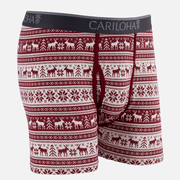 Bamboo Boxer Briefs - Holiday Red