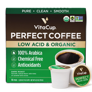 Perfect Coffee | Low-Acid Organic Single Source Fair Trade | VitaCup Online Shop
