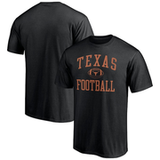 Men's Fanatics Black Texas Longhorns First Sprint Team T-Shirt
