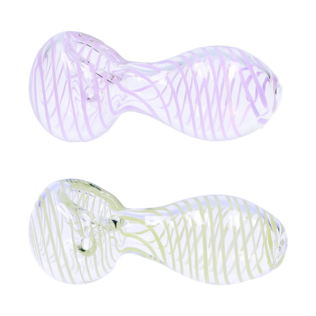 3-inch Glass Loose Swirl Hand Pipe