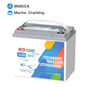 【Like New】Redodo 12V 20Ah LiFePO4 Marine Cranking Battery, 800CCA (-10℃)