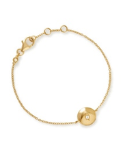 Gold Biography Chain Locket Bracelet