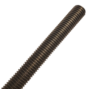 Conquest 5/8" x 1' A307 Coarse Threaded Rod - Plain Finish
