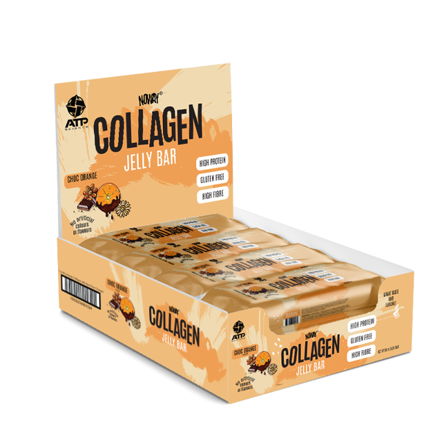 NOWAY Collagen Jelly Bar Box of 12 - Choc Orange