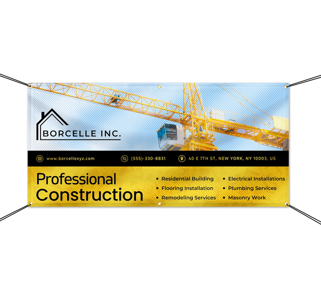 Vinyl Mesh Fence Banners