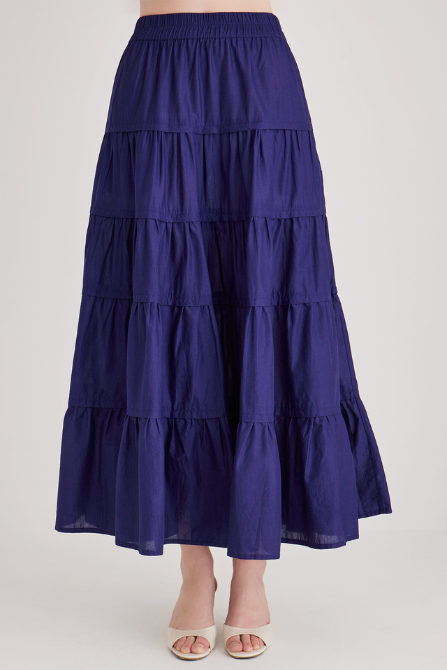 Hana Skirt in Admiral Navy