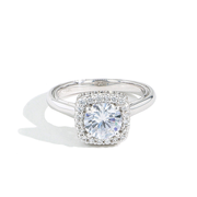 Verragio Classic Round Cushion Halo Engagement Ring Setting