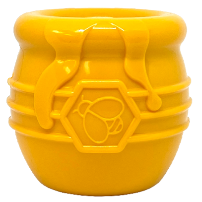Honey Pot Durable PUP-X Rubber Treat Dispenser & Enrichment Toy