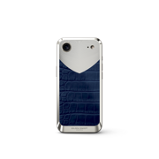 iPhone Case / RST17 - Magnetic Shield Alligator Edition - Matte Blue
