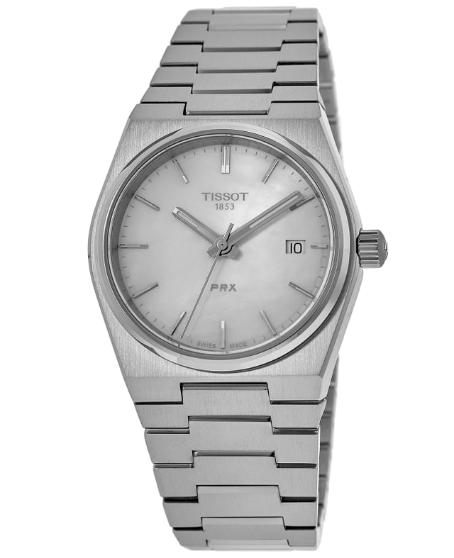 Tissot PRX 35mm Quartz Mother of Pearl Dial Steel Women's Watch T137.210.11.111.00