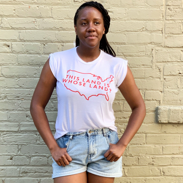 This Land Is Whose Land Flowy Tee