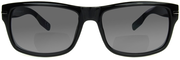 Unisex Way Reading Sunglasses in Black with Gray Lenses by Foster Grant | Senate SunReaders® | +1.00