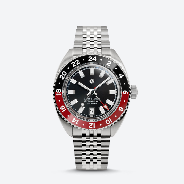 Strat-o-timer GMT: Black Widow