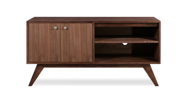 Bauhaus 56" TV Media Unit, Walnut