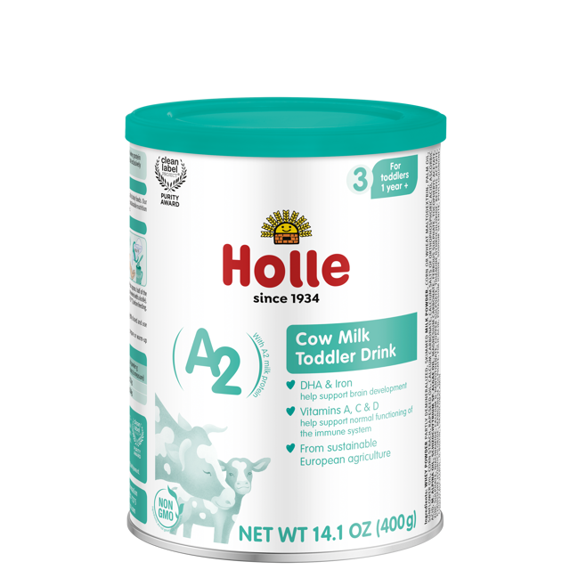 Holle Cow Milk Toddler Drink (A2) - Stage 3 | Non GMO (14 oz)