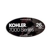 Label-Kohler 26 7000 Series Kt745