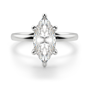 Solstice Marquise Cut 0.50 ct Center Engagement Ring Lab Grown Diamond