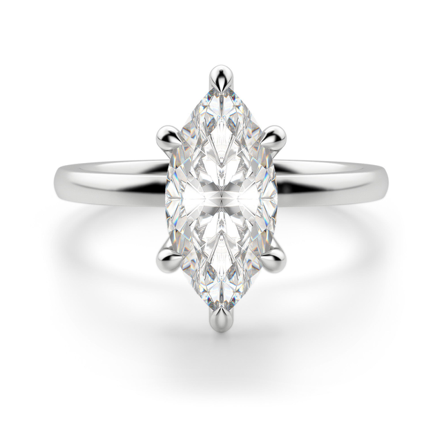Solstice Marquise Cut 0.50 ct Center Engagement Ring Lab Grown Diamond