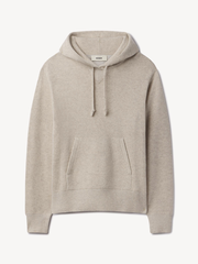 Light Oat Loopback Wool Hooded Sweatshirt