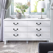 6 Chest of Drawers Artiss Storage Cabinet - KUBI White