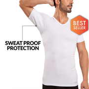 V-Neck Micro Modal Sweat Proof Undershirt For Men
